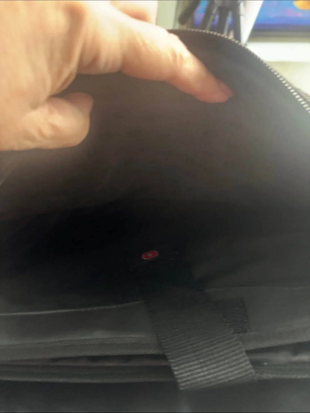 Black Men's Briefcase Laptop Bag